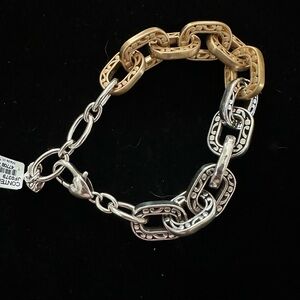 Brighton New With Tags Two tone bracelet. Retails at $128. Our price is only $75